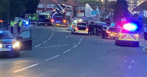 Colindale police chase sees driver rushed to hospital after crashing ...