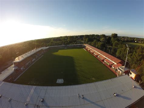 Aerial Britain: FOURTEEN PICTURES: Broadfield Stadium, Crawley Town FC ...