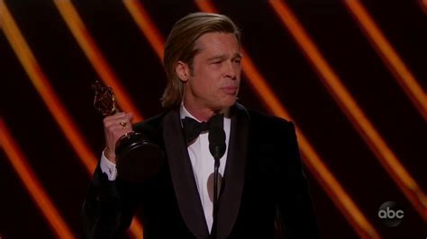 2020 Oscars: Brad Pitt Won His First Oscar And His Speech Had A Sweet ...