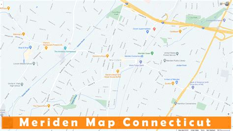 Meriden Connecticut Map - United States