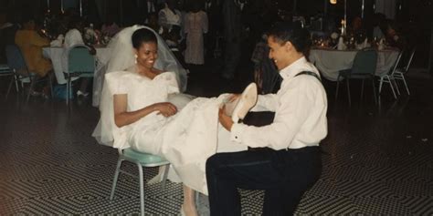 Michelle Obama Shares Wedding Day Photo of Her and Barack - Michelle on ...