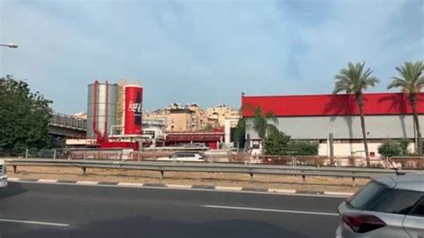 Israel Coca Cola factory building. Compa... | Stock Video | Pond5