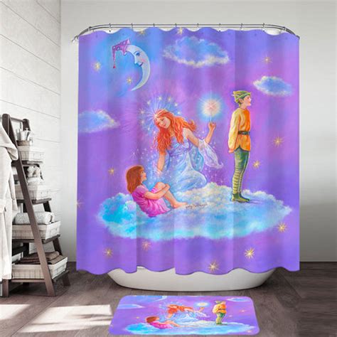 Kids Fairy Tale Painting the Cloud Lady Shower Curtain is just one of many shower curtains you ...