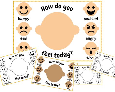 Feelings And Emotions Worksheets