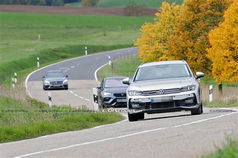 2023 Volkswagen Passat Prototype Hides Sporty Golf Grille Behind Sneaky ...