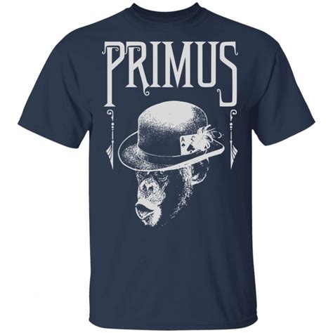 Primus Merch Monkey Charcoal T-shirt - Merchip8