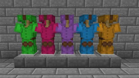 Minecraft Leather Armor Dye Chart