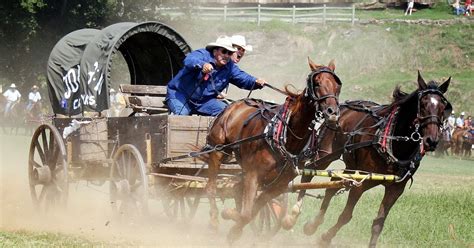 Weird, Wacky and Wild South: Chuckwagon races Old West fun in Clinton ...