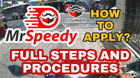 MR SPEEDY PH | HOW TO BECOME A RIDER COURIER OF MR. SPEEDY? | STEP BY STEP - YouTube