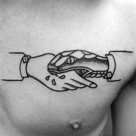 60 Handshake Tattoo Designs For Men - Symbolic Ink Ideas