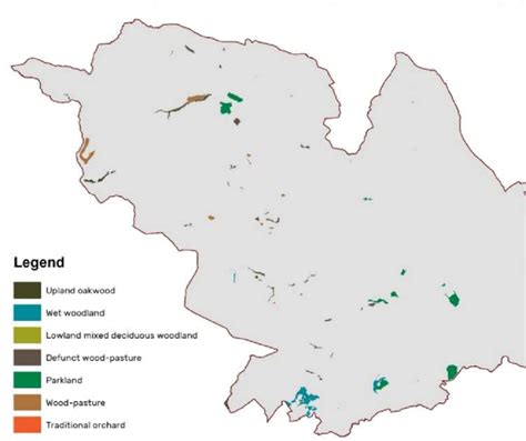 distribution of woodland habitats on the Priority Habitat Inventory as ...