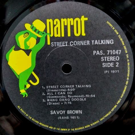 Savoy Brown – Street Corner Talking – Vinyl Pursuit Inc