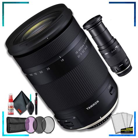 Tamron 18-400mm f/3.5-6.3 Di II VC HLD Camera Lens (Intl Model) for Canon EF + 3 - Walmart.com ...