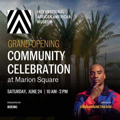 International African American Museum Shares Grand Opening Community ...