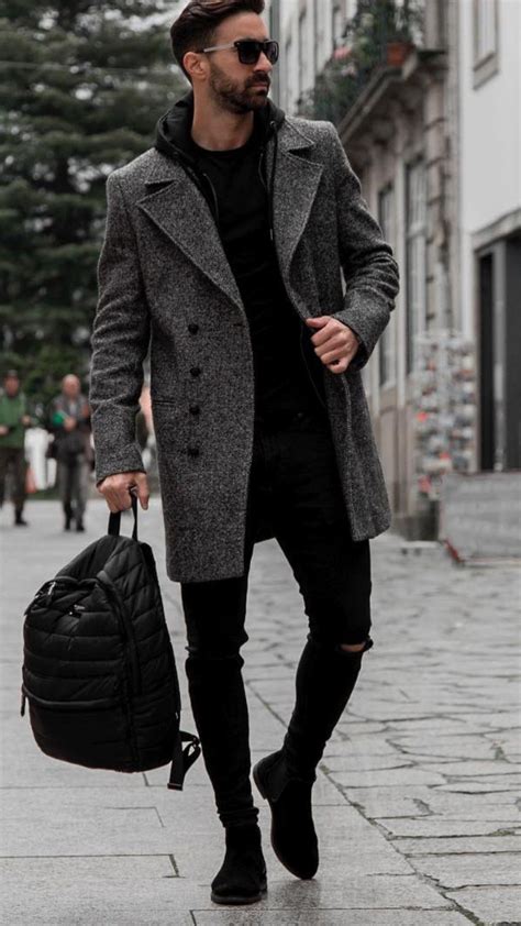 The Best 5 Winter Outfits With Long Coats | Winter outfits men, Men fashion casual outfits, Long ...