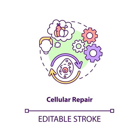 Cellular Repair Concept Icon Recovery Metaphor Metabolism Vector, Recovery, Metaphor, Metabolism ...