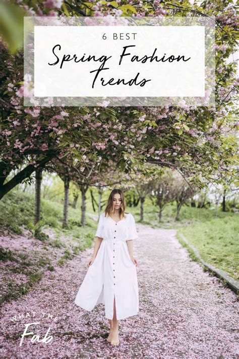 6 Spring Fashion Trends to Wear Right Now