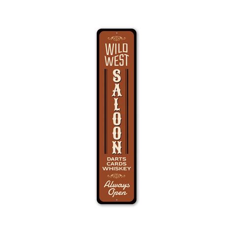 Wild West Saloon Whiskey Sign | Bar signs, Shop signs, Carnival themed ...