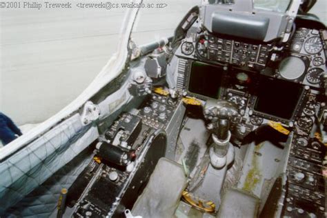 Cockpit of a modernized F-4E (Used as a strike aircraft by Turkey). : r ...