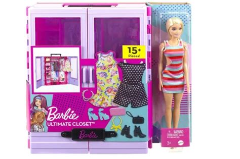 BARBIE FASHIONISTAS ULTIMATE Closet Portable Fashion Toy with Doll ...