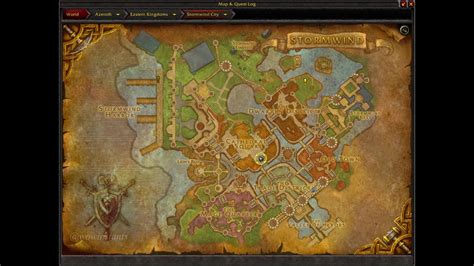 Stormwind Navigation Map - YouTube