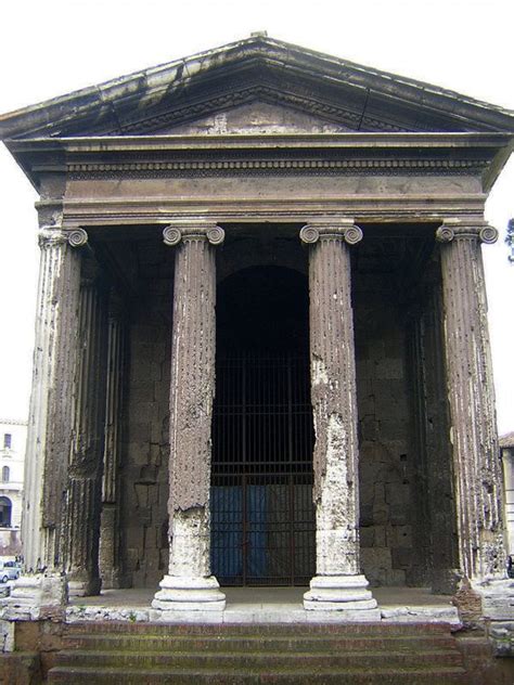 Rome, Temple of Portunus, seen from the north - Livius