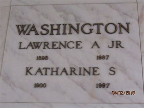 Lawrence Augustine Washington Jr. (1898-1987) - Find a Grave Memorial