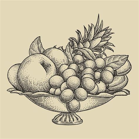 Fruit Bowl Drawing by Ilvstrasi | Fruit bowl drawing, Fruit art drawings, Ink pen drawings ...