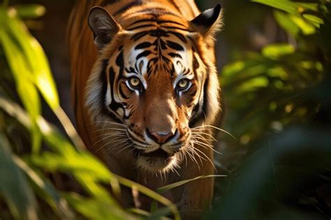 Premium Photo | Majestic Tiger Hunting in Jungle Glow