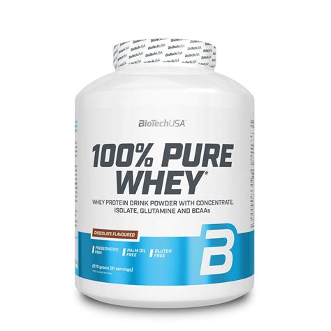 BioTech USA, 100% Pure Whey, 2270g (81 Srv) | Zone Nutrition