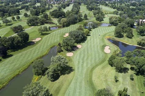 Golf Course Aerial View stock photo. Image of golf, outdoor - 177511118