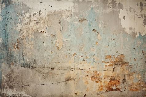 Premium AI Image | a wall with rust and rusted paint