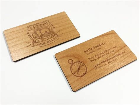 17 Best images about Wood Laser Engraved Business Cards on Pinterest | Family crest, Etchings ...