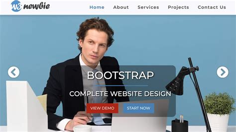 Build A Complete Bootstrap Website with HTML5, CSS3, Bootstrap 4 & VS Code - Bootstrap Design ...