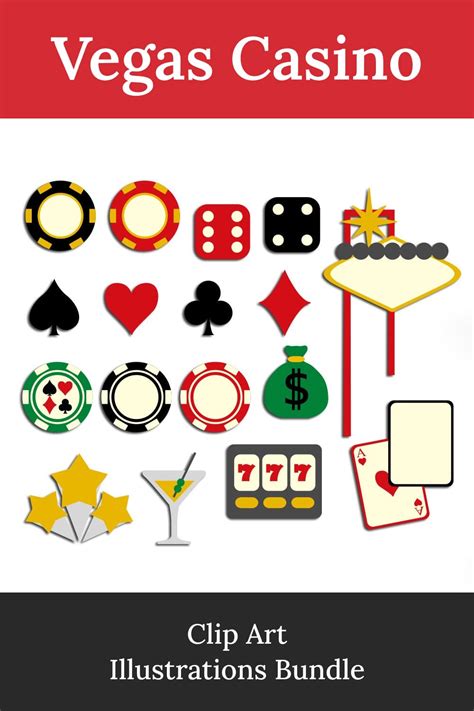 Vegas Casino Clip Art Illustrations Bundle | Master Bundles