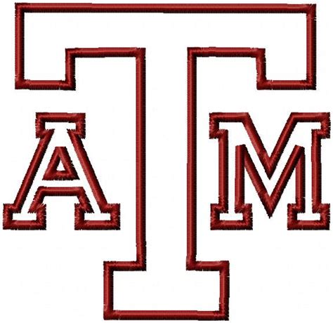 Texas AM Aggies TX A&M 6 files - SewAmykins