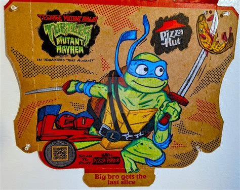 Leonardo-Pizza Hut Promo Box-2023 by ChocolateStarfire on DeviantArt