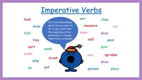 Imperative Verbs Year 3 - YouTube