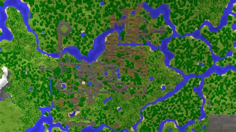 Map of my castle base and the adjacent village : r/Minecraft