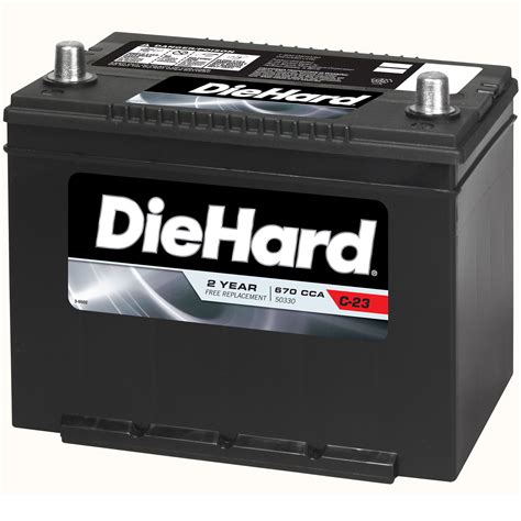 DieHard Automotive Battery - Group Size EP-124R (Price with Exchange) - Automotive - Batteries ...