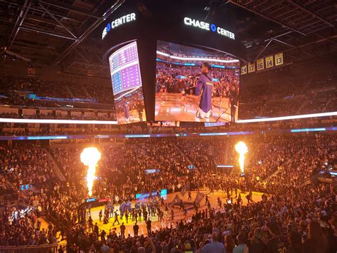 Chase Center Arena – Home of the Golden State Warriors – Centerhung LED ...