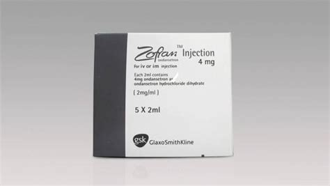 Ondansetron Zofran Injection 4mg/2ml – Pack of 5 - Steroplast