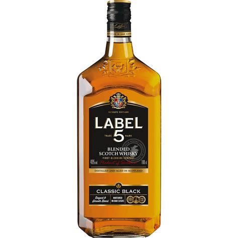 Label 5 Classic Black Blended Scotch Whisky 1l | Woolworths