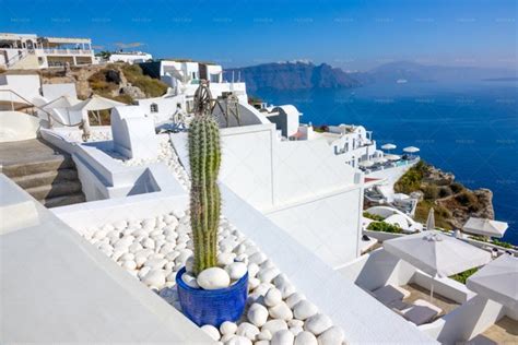 White Houses In Santorini Greece - Stock Photos | Motion Array