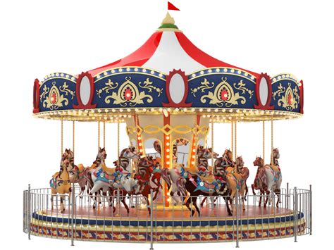 Carousel See-Through Visuals Transparent