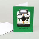 'happy birthday' polaroid card by nancy & betty studio | notonthehighstreet.com