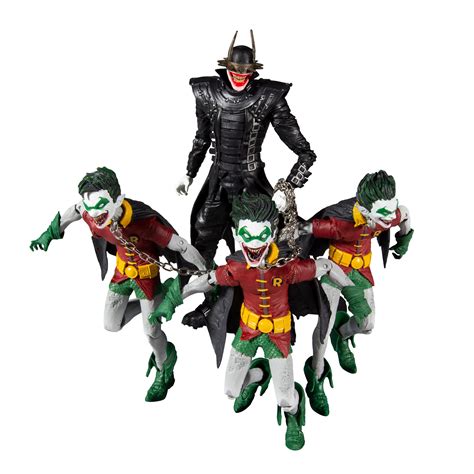 Batman Who Laughs with Robins of Earth-22 DC Multiverse Action Figures ...