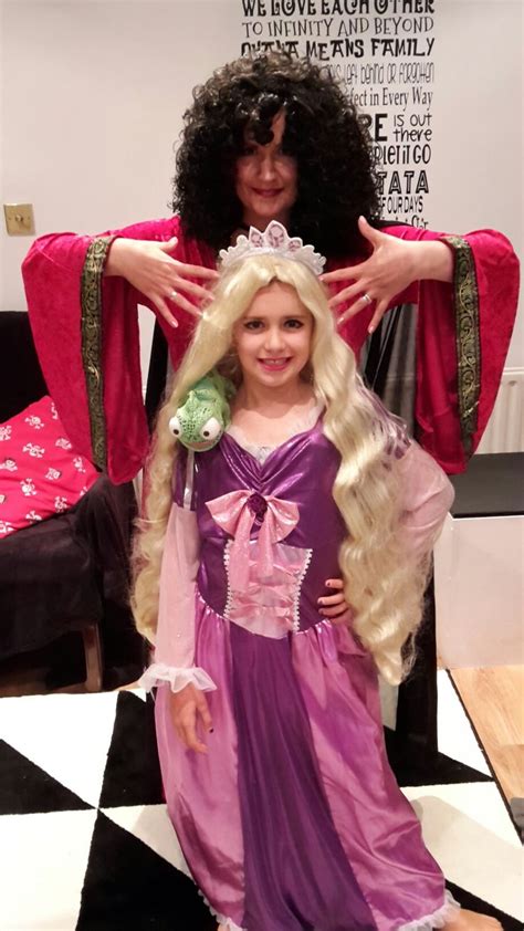 Disney Villain Mother Gothel Rapunzel Pascal Fancy Dress Costume ...