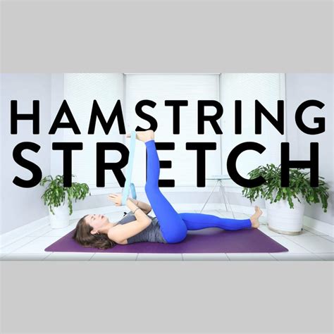 10 minute yoga hamstring stretch with strap - Best Moderate Workout by ...