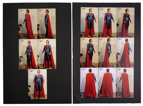 Auction for Henry Cavill “Man of Steel” Suit Concept Designs and Photos ...